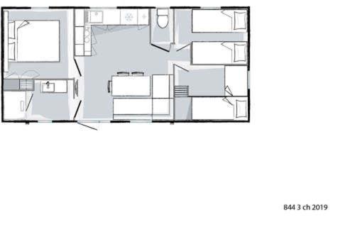 קמפר Mobilhome Tout Confort M9 Domaine De Lanniron מראה חיצוני תמונה